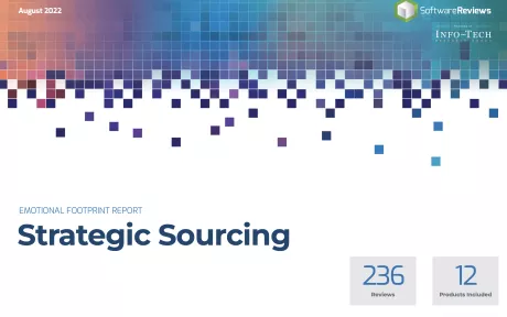Software Reviews 2022 Emotional Footprint Report for Strategic Sourcing Solutions